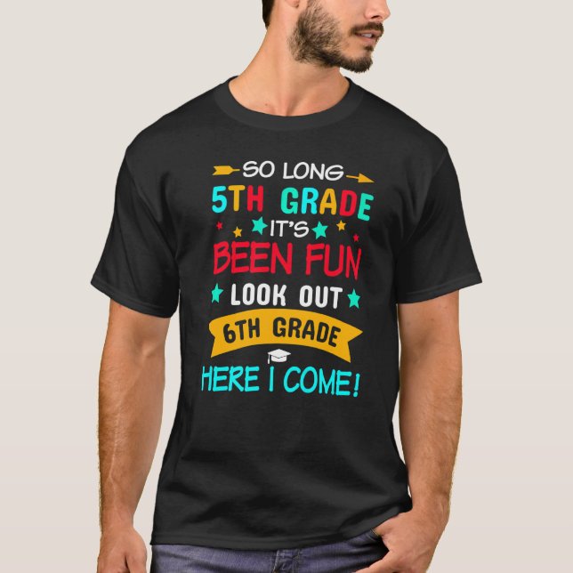 Camiseta Tão Longa 5 Grau 6 aqui Eu Vim Graduação (Frente)