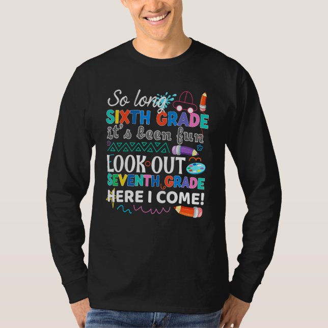 Camiseta Tão longa 6 de 7, aqui vou eu (Frente)
