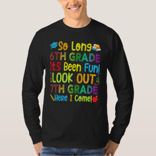 Camiseta Tão Longa 6 De Grau Olhar Para O 7 De Grau Aqui Eu