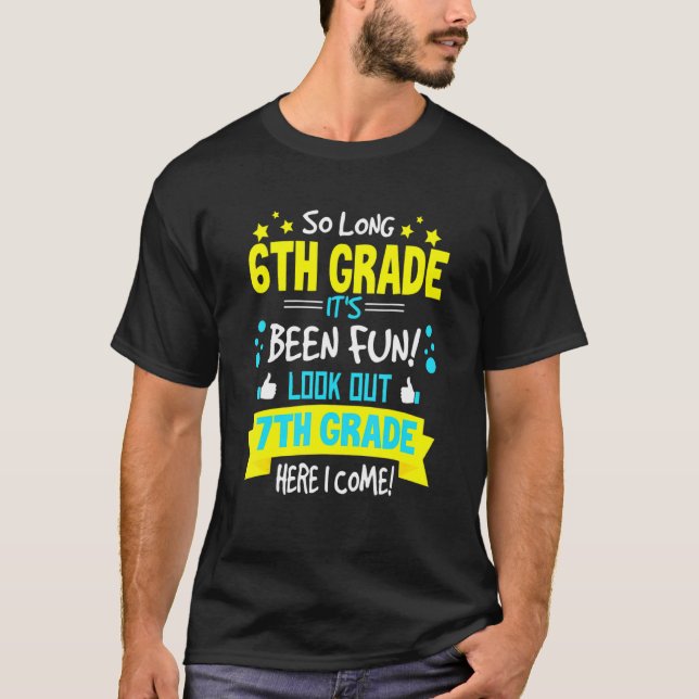Camiseta Tão Longa 6 Grau 7 aqui Eu Vim Graduação (Frente)
