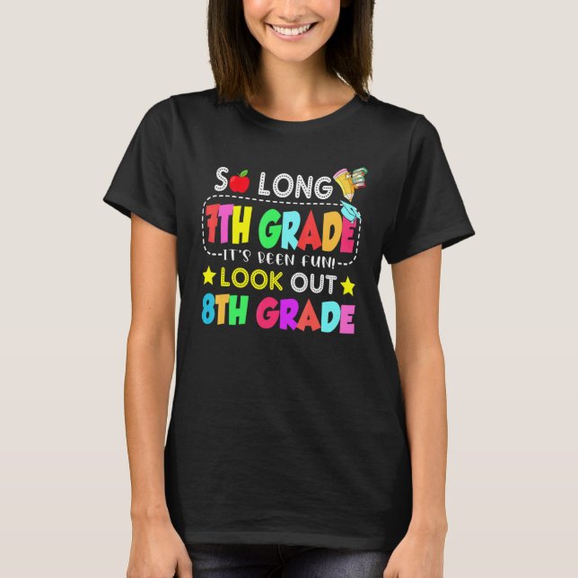 Camiseta Tão longa 7 8º ano aqui eu venho 7 (Frente)