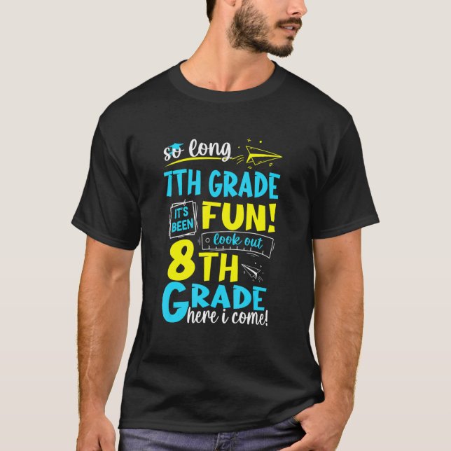 Camiseta Tão Longa 7 da 8ª série Aqui Vim Graduação (Frente)