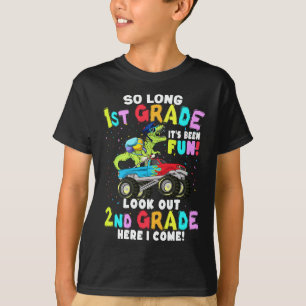Camiseta Tão Longa Graduação De 1 rua T Rex Dinossaur