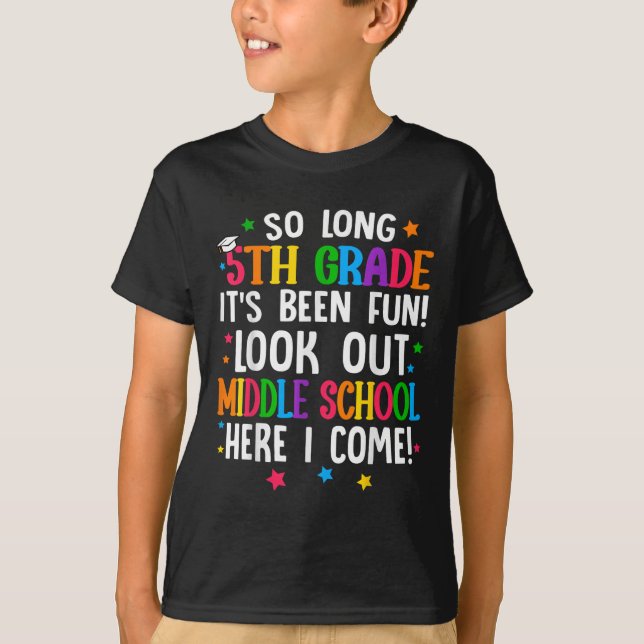 Camiseta Tão Longa Graduação Do 5 aqui, Eu (Frente)