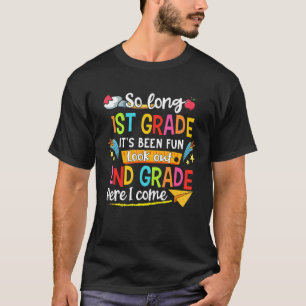 Camiseta Tão Longa Que Crianças Da Classe 1rua segundo Aqui