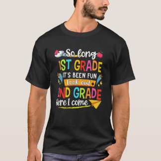Camiseta Tão Longa Que Crianças Da Classe 1rua segundo Aqui