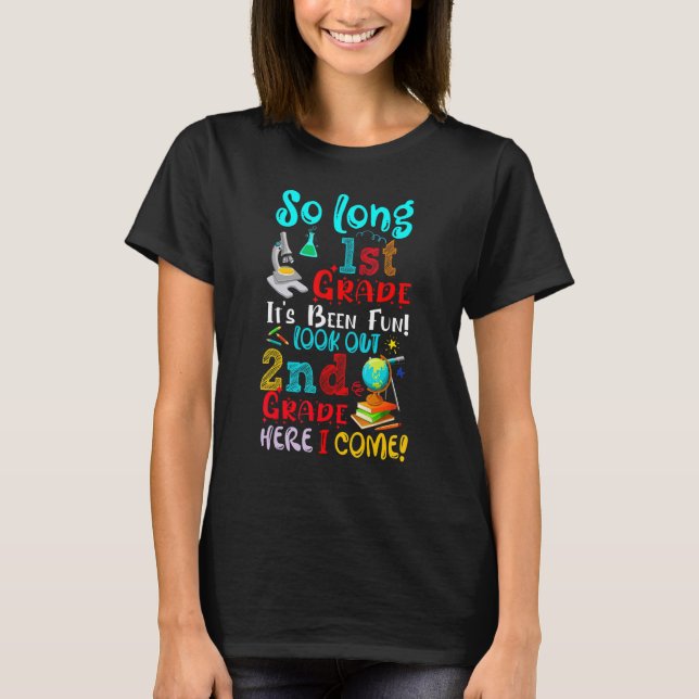 Camiseta Tão longa rua que foi divertida, com segundo (Frente)