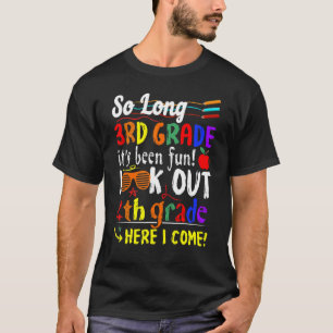 Camiseta Tão Longo, 3º ano, cuidado 4º ano, aqui vou eu