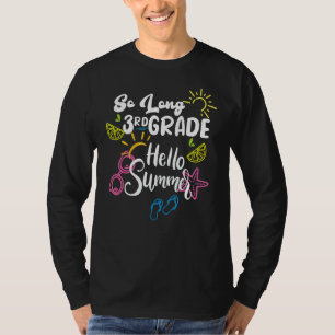 Camiseta Tão Longo 3º ano de Alô Verão do último dia de esc