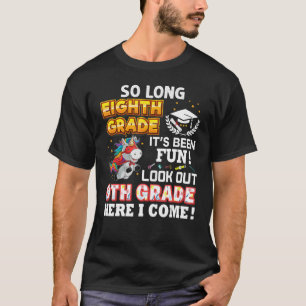 Camiseta Tão Longo 8.º ano Olhe para o 9.º Aqui Vim Último