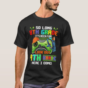 Camiseta Tão Longo 8.º Grau Olhar Para O 9.º Grau De Volta