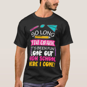 Camiseta Tão Longo 8 anos do Segundo grau de Alô no Médio E