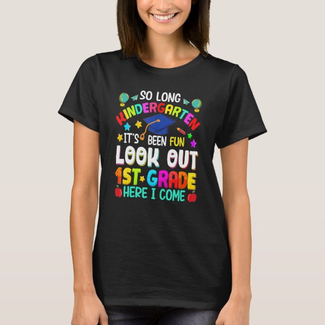 Camiseta Tão Longo Jardim de Infância 1 rua Aqui Eu Vim Gra (Frente)
