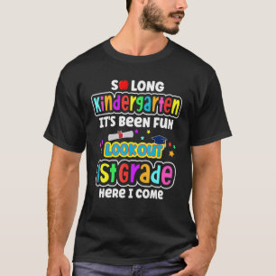 Camiseta Tão Longo Jardim de Infância 1 rua Aqui Eu Vim Pri