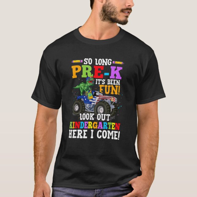 Camiseta Tão Longo Pré-Jardim Infantil Aqui Eu Vim Graduaçã (Frente)