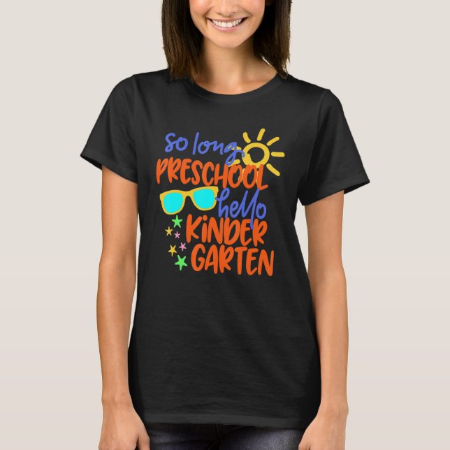 Camiseta TÃO LONGO PRESCHOOL HELLO KINDERGARTEN, Professor (Frente)