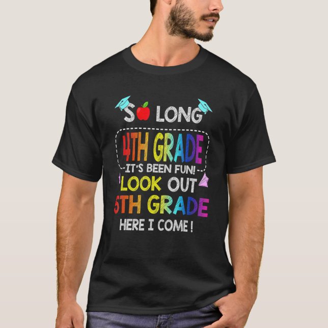 Camiseta Tão Longo Quinto Grau Aqui Eu Vim Graduação 5 (Frente)