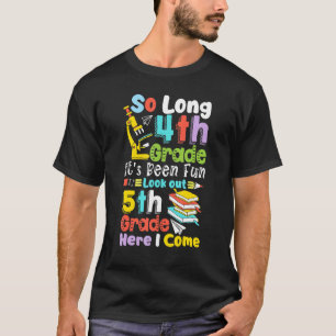 Camiseta Tão Longo Quinto Grau de 5 aqui Eu Vim Graduação