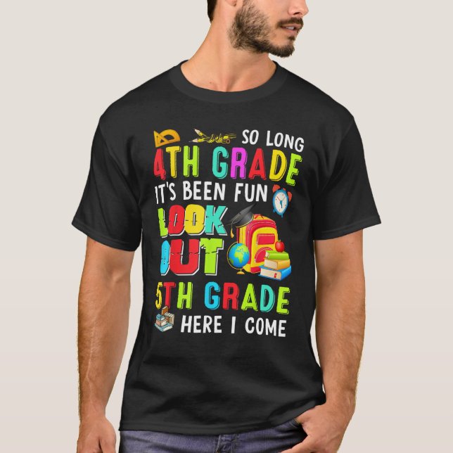 Camiseta Tão Longo Quinto Grau de 5 aqui Eu Vim Graduação (Frente)