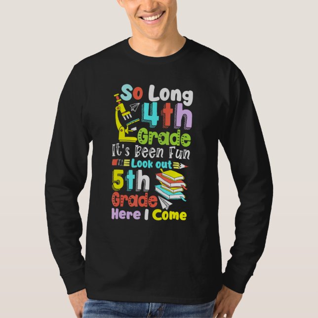Camiseta Tão Longo Quinto Grau de 5 aqui Eu Vim Graduação (Frente)
