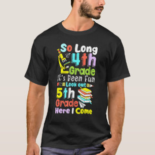 Camiseta Tão Longo Quinto Grau de 5 aqui Eu Vim Graduação