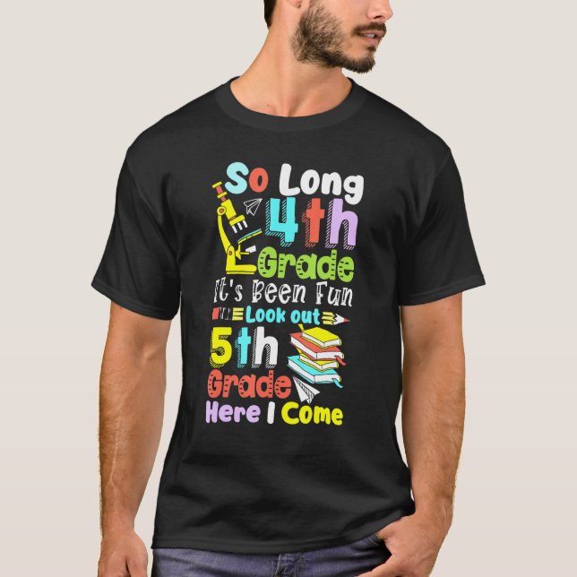 Camiseta Tão Longo Quinto Grau de 5 aqui Eu Vim Graduação (Frente)