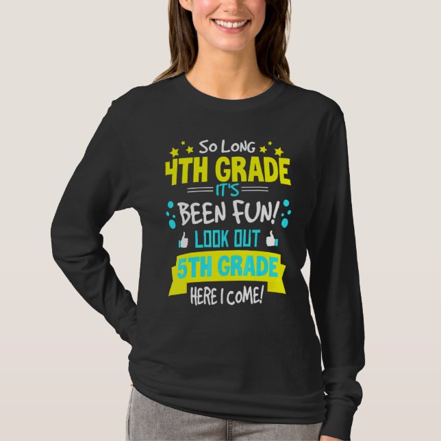 Camiseta Tão Longo Quinto Grau de 5 aqui Eu Vim Graduação (Frente)