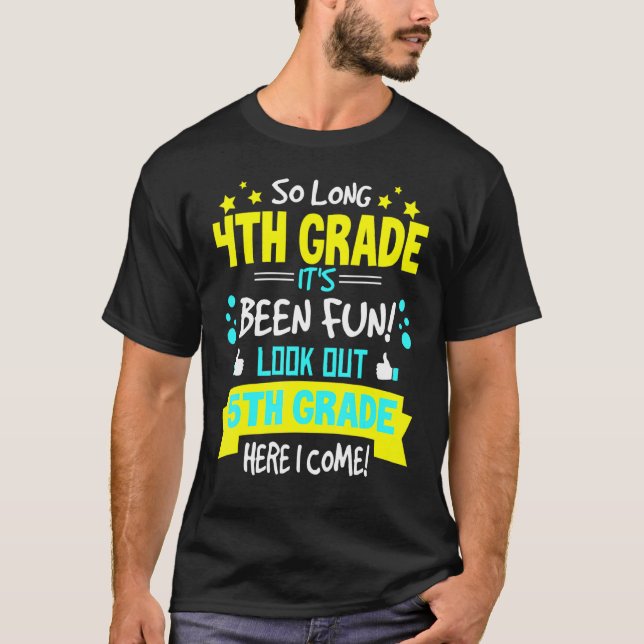 Camiseta Tão Longo Quinto Grau de 5 aqui Eu Vim Graduação (Frente)