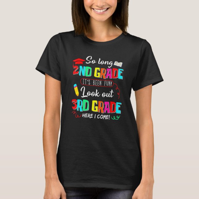 Camiseta Tão Longo segundo Aqui Eu Vim Para O 3º Graduação (Frente)