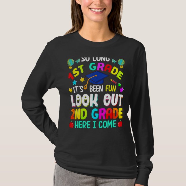 Camiseta Tão Longo segundo De Grau 1 rua Aqui Eu Vim Gradua (Frente)