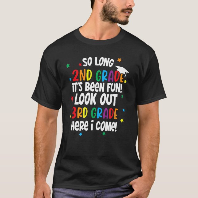 Camiseta Tão Longo segundo Olhe O Formando Engraçado Do Jar (Frente)