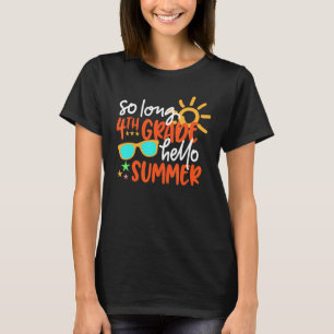 Camiseta Tão Longo Verão do 4º ano do Alô no último dia da