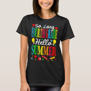 Camiseta Tão Longo Verão Do 4º Ano, Verão Do Último Dia De