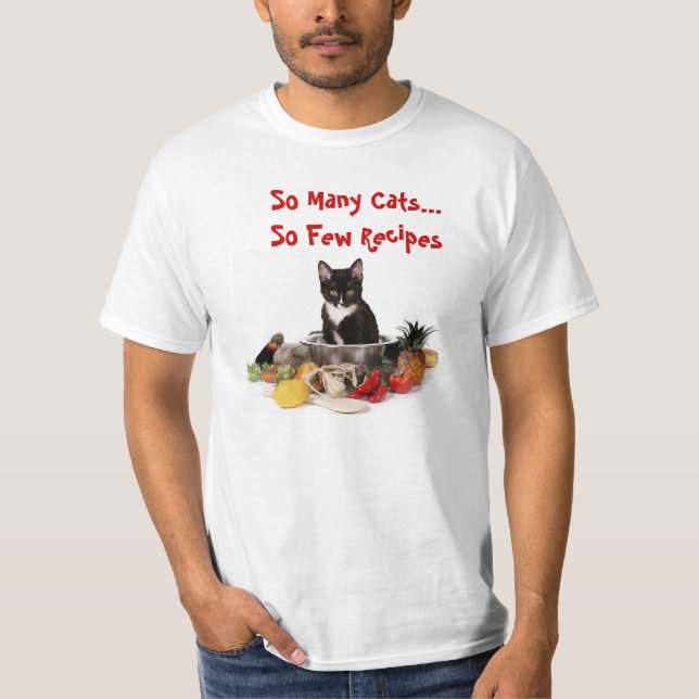 Camiseta Tão muitos gatos (Frente)