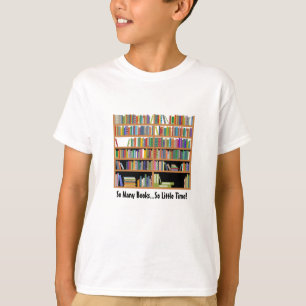 Camiseta Tão muitos livros (customizáveis)