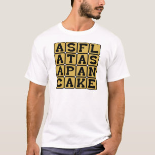 Camiseta Tão Plano Quanto Uma Panqueca, Simile de Café da M