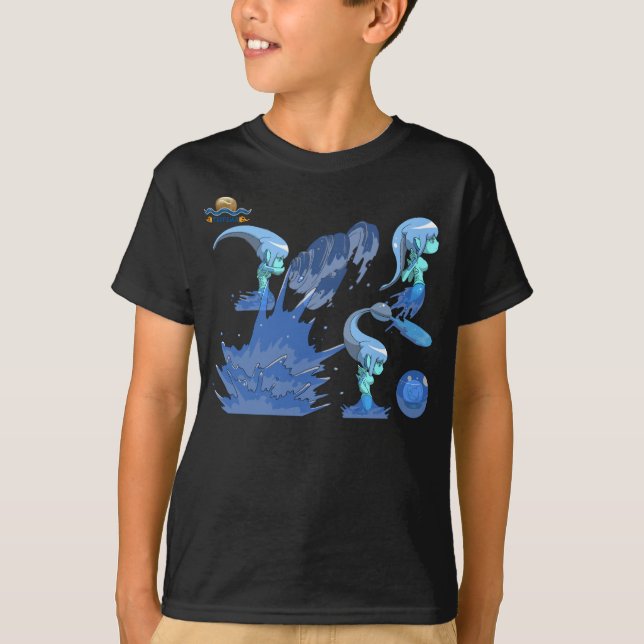 Camiseta TAOFEWA - Ás da água Chibi (Frente)