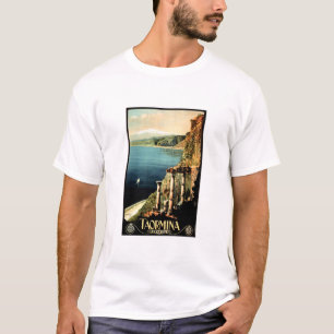 Camiseta TAORMINA ITALIA Sicília Antiga Itália ENIT Viage