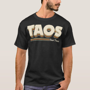 Camiseta Taos New Meico NM Oferece Souvenirs Homens Mulhere