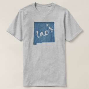 Camiseta Taos Novo México Grão de Madeira