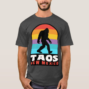 Camiseta Taos Novo México Retro Sunset