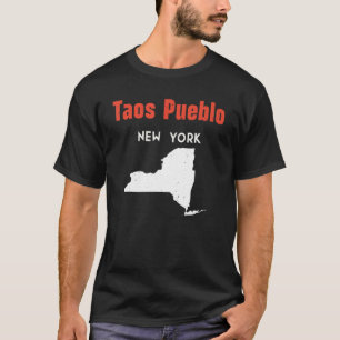 Camiseta Taos Pueblo New York State America Viagem New