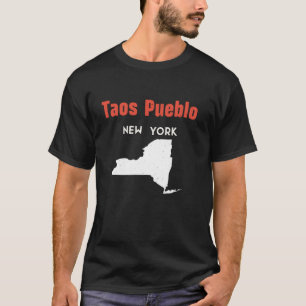 Camiseta Taos Pueblo New York State America Viagem New