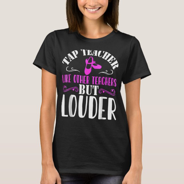 Camiseta Tap Dance Professora Dançando (Frente)