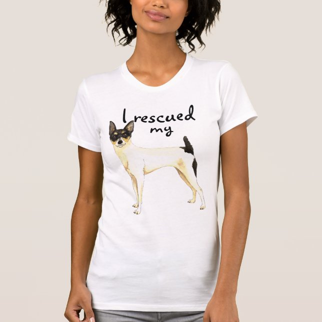 Camiseta Tapete de Emergência Fox Terrier (Frente)