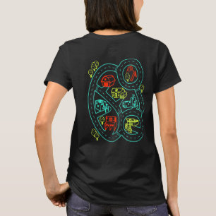 Camiseta Tapete de Jogo de Carro Mapa Rodoviário