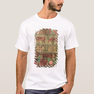 Camiseta Tapete de pilha que descreve cavalos e cavaleiros