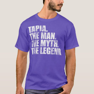 Camiseta Tapia Nome da família Tapia sobrenome Tapia Surna