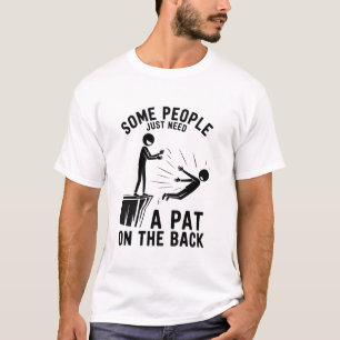Camiseta Tapinha Nas Costas Adulto Engraçado Sarcástico