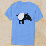 Camiseta Tapir<br><div class="desc">Um fofo Tapir malaio para amantes de animais e espécies selvagens ameaçadas. Arte original de Nic Squirrell.</div>